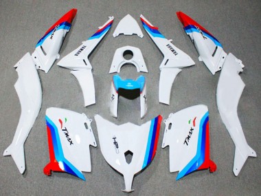 Best 2012-2014 Yamaha TMAX530 Motorcycle Fairings - White Red Blue UK