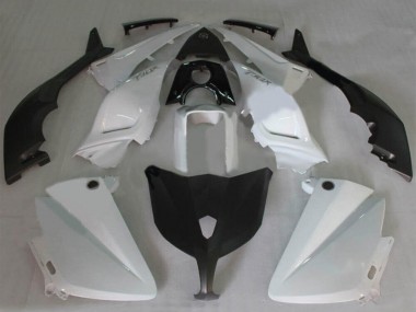 Best 2012-2014 Yamaha TMAX530 Motorcycle Fairings - White Glossy Black UK
