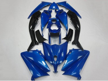 Best 2012-2014 Yamaha TMAX530 Motorcycle Fairings - Blue Black UK