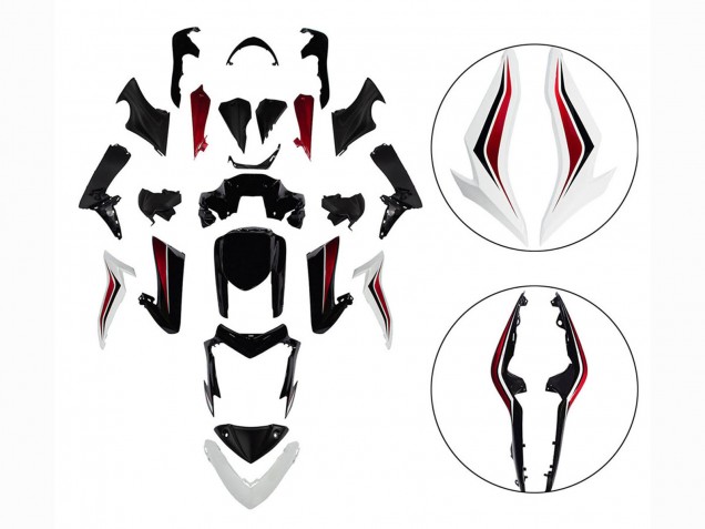 2015-2020 Suzuki GSX-S 1000 Motorcycle Fairings - Black Red White UK
