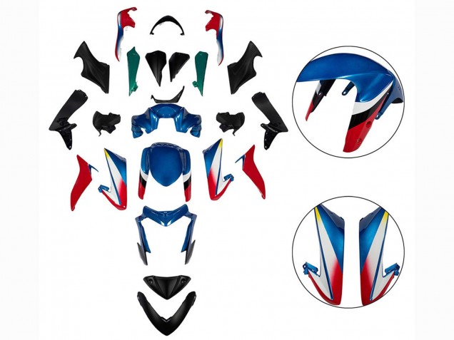 2015-2020 Suzuki GSX-S 1000 Motorcycle Fairings - Blue Red Black UK