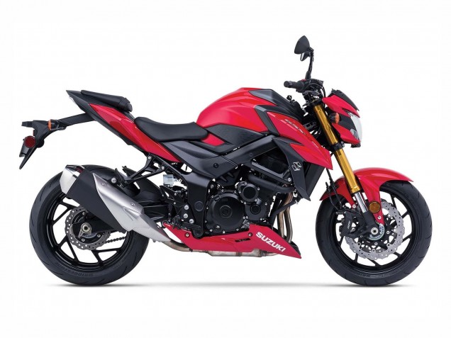 2017-2022 Suzuki GSX-S 750 Motorcycle Fairings - Red Black UK
