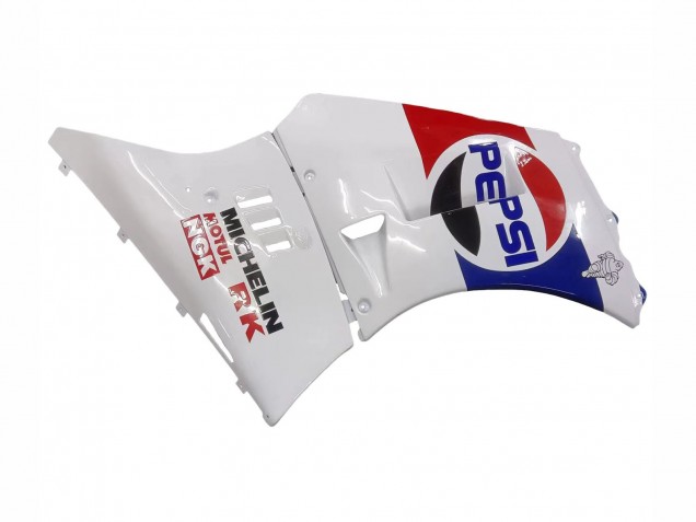 1984-1987 Suzuki RG400 RG500 RG400/500 Motorcycle Fairings - White Red Blue Yellow Motul Michelin Pepsi UK