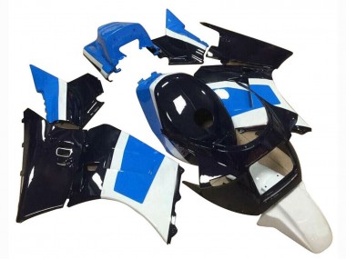 Best 1984-1987 Suzuki RG400 RG500 RG400/500 Motorcycle Fairings - Blue White Black UK