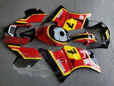 Best 1984-1987 Suzuki RG400 RG500 RG400/500 Motorcycle Fairings - Red Yellow Black 7 UK
