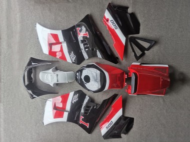 Best 1984-1987 Suzuki RG400 RG500 RG400/500 Motorcycle Fairings - White Red Black UK
