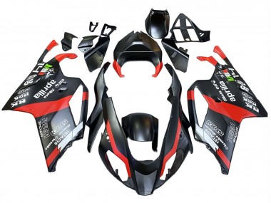 Best 2003-2006 Aprilia RSV1000 Motorcycle Fairings - Black Red UK
