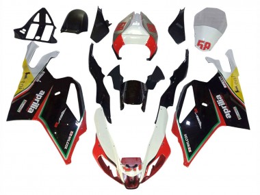 Best 2003-2006 Aprilia RSV1000 Motorcycle Fairings - White Black Red Yellow 58 UK