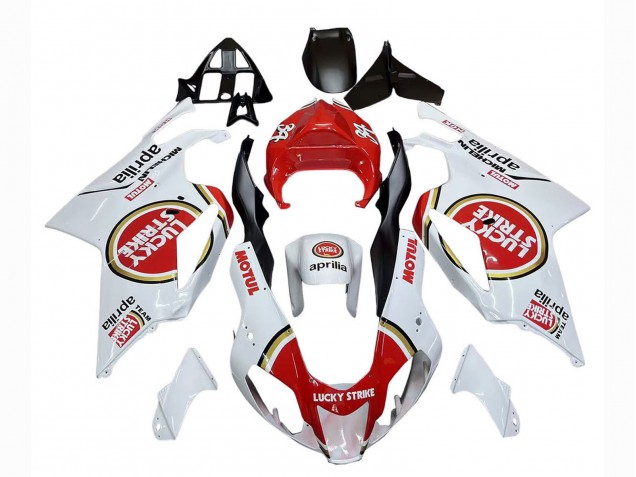 2003-2006 Aprilia RSV1000 Motorcycle Fairings - White Red Lucky Strike Motul 34 UK