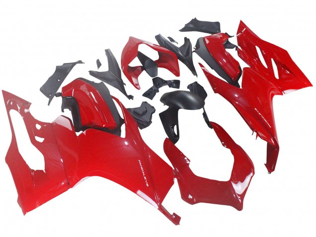 2020-2024 Ducati Panigale V2 Motorcycle Fairing - Red Matte Black UK