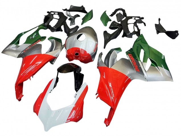 2020-2024 Ducati Panigale V2 Motorcycle Fairings - Silver Red Green UK