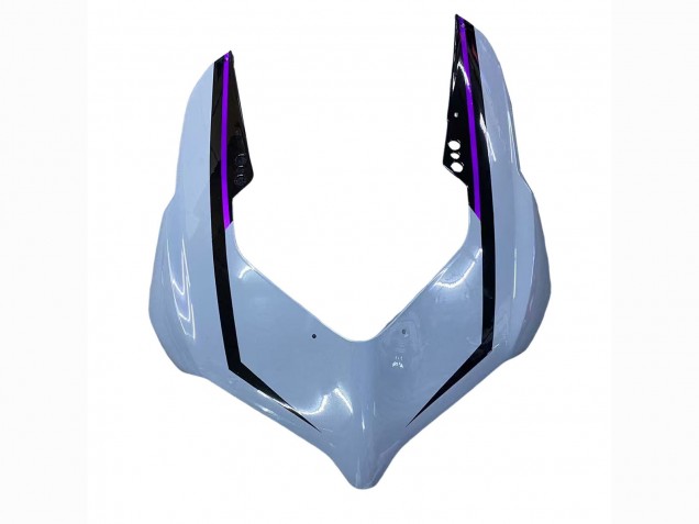 2020-2024 Ducati Panigale V2 Motorcycle Fairings - Glossy Grey Purple Glossy Black UK