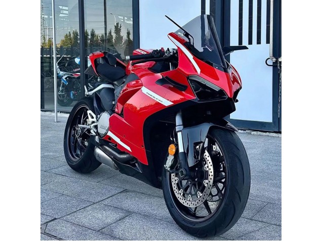 2020-2024 Ducati Panigale V2 Motorcycle Fairings - Red White UK