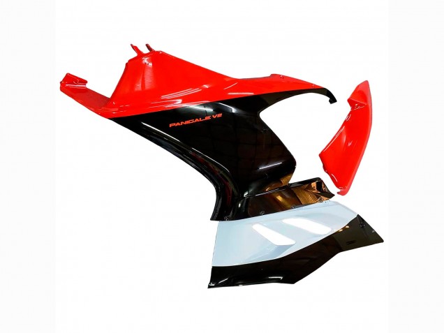 2020-2024 Ducati Panigale V2 Motorcycle Fairing Kits - White Red Glossy Black UK