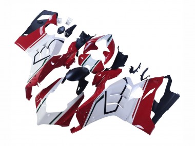 Best 2020-2021 Ducati Panigale V4 V4S Motorcycle Fairings - White Red Green Matte Black UK