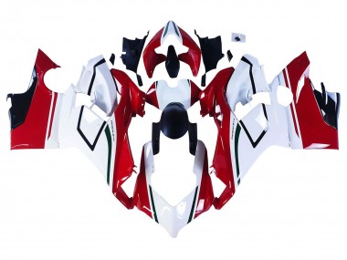 Best 2018-2019 Ducati Panigale V4 V4S Motorcycle Fairings - White Red Green Glossy Black UK