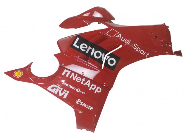 2020-2021 Ducati Panigale V4 V4S Motorcycle Fairing - Red Glossy Black Lenovo 117 UK