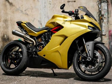 Best 2017-2022 Ducati Supersport 939/939S Motorcycle Fairings - Yellow UK