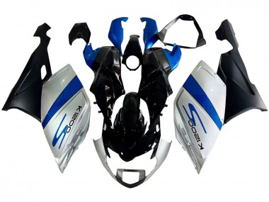 Best 2005-2010 BMW K1200S Bike Fairings - Silver Blue Black UK