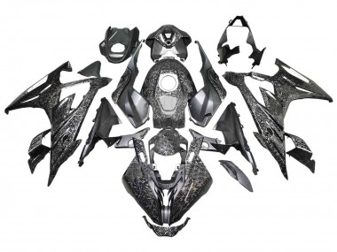 Best 2023-2024 BMW S1000RR Motorcycle Fairings - Black Forged Carbon Fiber UK