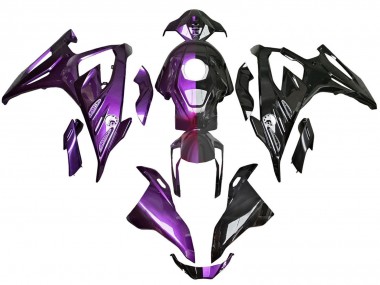 Best 2023-2024 BMW S1000RR Motorcycle Fairings - Purple Glossy Black UK