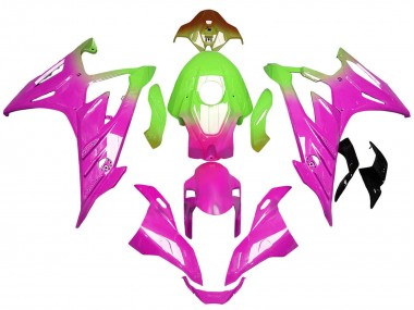 Best 2023-2024 BMW S1000RR Motorcycle Fairings - Gradient Pink Lime Green UK