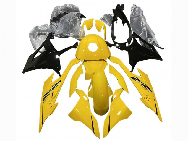 2023-2024 BMW S1000RR Motorcycle Fairings - Yellow Glossy Black UK