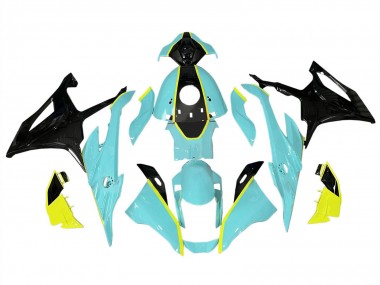 Best 2023-2024 BMW S1000RR Motorcycle Fairings - Light Green Yellow Black UK