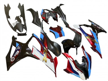 Best 2019-2022 BMW S1000RR Motorcycle Fairings - Black Red Blue UK