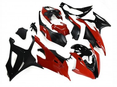 Best 2019-2022 BMW S1000RR Motorcycle Fairing Kits - Black Red UK