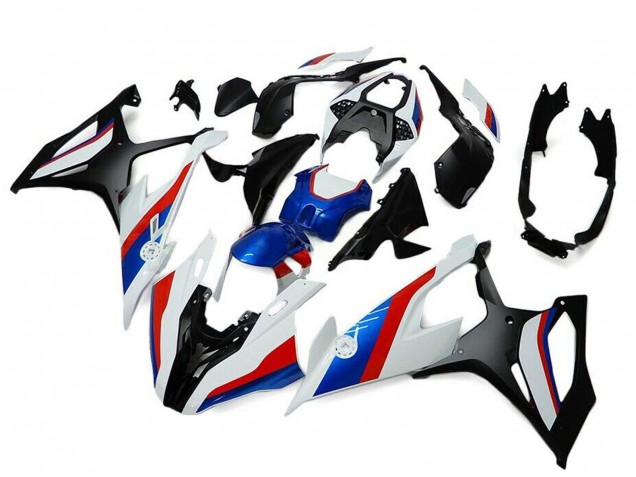 2019-2022 BMW S1000RR Motorcycle Fairings - Black White Red Blue UK