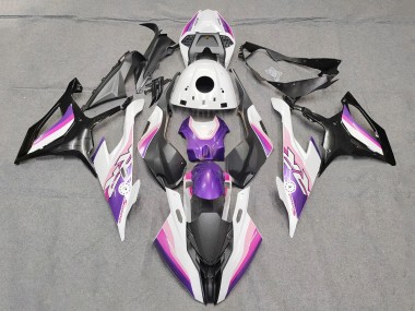 Best 2019-2022 BMW S1000RR Motorcycle Fairings - Pink Purple White UK