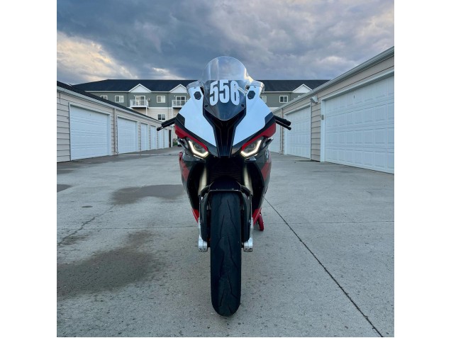 2019-2022 BMW S1000RR Motorcycle Fairings - Black Red White UK