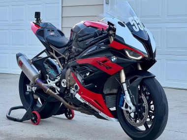 Best 2019-2022 BMW S1000RR Motorcycle Fairings - Black Red White UK