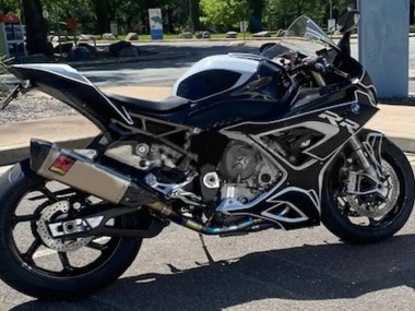 Best 2019-2022 BMW S1000RR Motorcycle Fairings - Black White UK