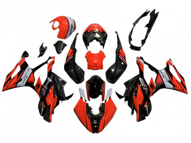 2019-2022 BMW S1000RR Motorcycle Fairings - Black Red Grey UK