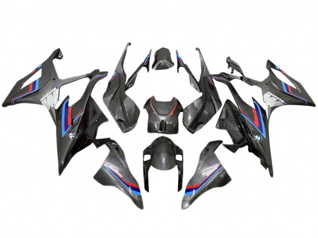 2019-2022 BMW S1000RR Motorcycle Fairing - Black Blue Red Carbon Fiber UK