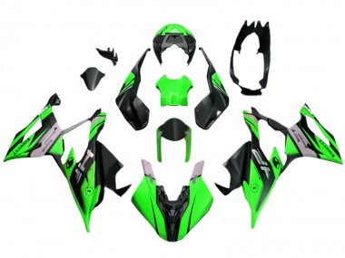 Best 2019-2022 BMW S1000RR Motorcycle Fairings - Green Black UK
