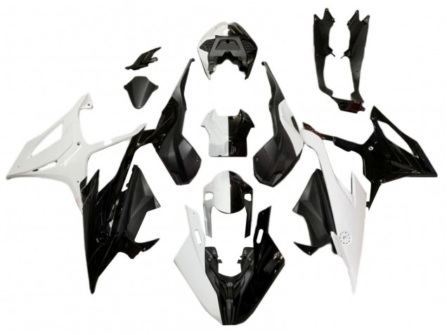 2019-2022 BMW S1000RR Motorcycle Fairing - White Black UK