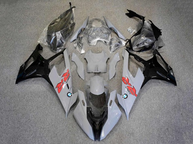 2019-2022 BMW S1000RR Motorcycle Fairings - Black Grey White UK