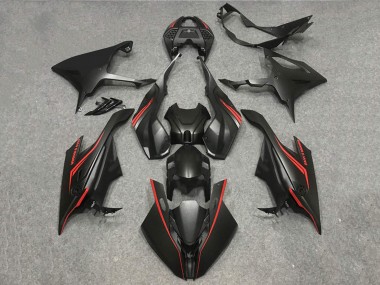 Best 2019-2022 BMW S1000RR Motorcycle Fairings - Matte Black Red UK