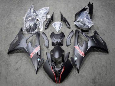 Best 2019-2022 BMW S1000RR Motorcycle Fairing - Black Red UK