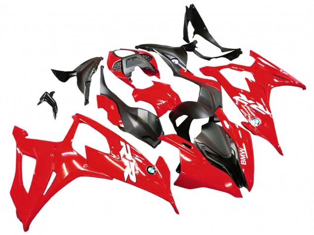 2019-2022 BMW S1000RR Motorcycle Fairing Kits - Red Black UK