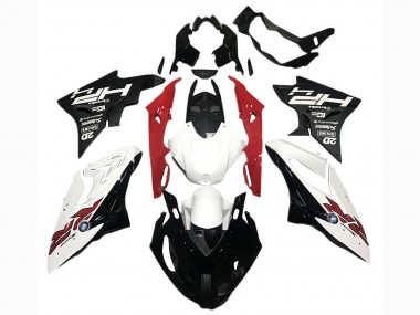Best 2017-2018 BMW S1000RR Motorcycle Fairings - White Red Matte Black UK
