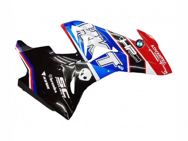 2017-2018 BMW S1000RR Motorcycle Fairings Kits - White Blue Red Glossy Black UK
