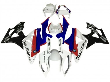 Best 2017-2018 BMW S1000RR Motorcycle Fairings Kit - White Blue Red Glossy Black UK