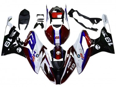 Best 2017-2018 BMW S1000RR Motorcycle Fairings - White Red Blue Black UK