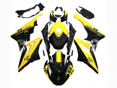 Best 2017-2018 BMW S1000RR Motorcycle Fairings - Yellow Black UK