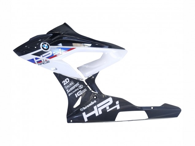 2015-2016 BMW S1000RR Motorcycle Fairings - White Blue Black Carbon Fiber UK