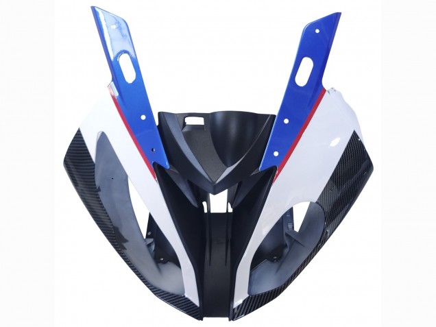2015-2016 BMW S1000RR Motorcycle Fairings - White Blue Black Carbon Fiber UK